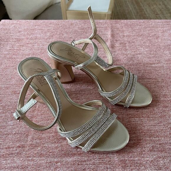NWOB Jewel Badgley Mischka Women's Brighton Heeled Sandal Sz 5.5 - Picture 5 of 12